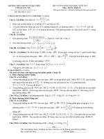 đề thi thử đại học môn toán có đáp án trường chuyên lqd khối d
