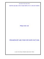Tìm kiếm dữ liệu Web với ngôn ngữ XML