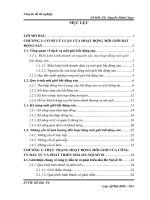 Hoạt động môi giới bất động sản của công ty đầu tư và phát triển nhà hà nội số 30