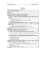 Giải pháp phòng ngừa, hạn chế rủi ro tín dụng tại chi nhánh ngân hàng vietinbank khu công nghiệp tiên sơn