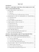 Trang bị điện điện tử trạm chộn bê tông  60 m3 h của tổng công ty xây dựng Bạch Đằng. Đi sâu nghiên cứu trạm cân  tự động