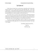 Đồ án tốt nghiệp Xây dựng chương trình phân tích và đánh giá hiệu quả dự án đầu tư ﻿