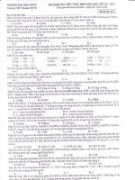 đề kiểm tra môn hóa khối chuyên khtn