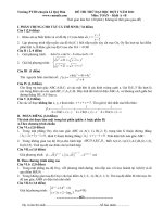 đề thi thử đại học môn toán có đáp án trường chuyên lqd