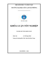hoàn thiện công tác kế toán doanh thu, chi phí và xác định kết quả kinh tại công ty trách nhiệm hữu hạn ngọc thái