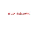 bài giảng vật lí đại cương