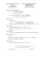 Đề thi học sinh giỏi Toán học cấp huyện lớp 6  7  8  9 kèm đáp án