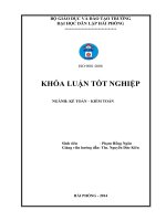 Hoàn thiện tổ chức kế toán chi phí sản xuất và tính giá thành sản phẩm tại Công ty Trách nhiệm hữu hạn Ojitex Hải Phòng ﻿