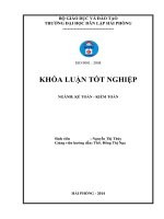 Hoàn thiện công tác kế toán lập và phân tích báo cáo kết quả kinh doanh tại Công ty Cổ phần Vận tải  Du lịch và truyền thông quốc tế HHN ﻿