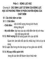 chuong9 Các định luật cơ bản của động lực học
