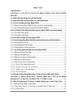Một số giải pháp nâng cao hiệu quả hoạt động sản xuất kinh doanh tại Công ty Cổ phần Thương mại Vận tải Thúy Anh