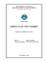 Phân tích tình hình tài chính và một số biện pháp cải thiện tình hình tài chính tại công ty TNHH một thành viên hóa dầu Hải An