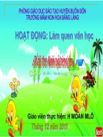 hoạt đông làm quen với văn học đề tài mười quả trứng tròn