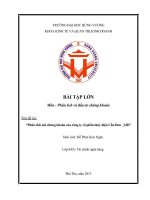 phân tích mã chứng khoán của công ty cổ phần thuỷ điện cần đơn _sjd