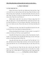 skkn một số biện pháp nâng cao hiệu quả dạy học luyện từ và câu ở lớp 4.