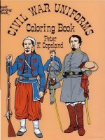 civil war uniforms dover coloring book