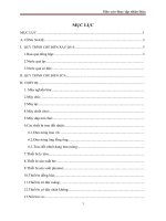 Báo cáo thực tập nhận thức quy trình, thiết bị trong chế biến thực phẩm