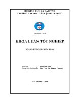 hoàn thiện tổ chức kế toán doanh thu, chi phí và xác định kết quả kinh doanh tại công ty tnhh may việt hàn