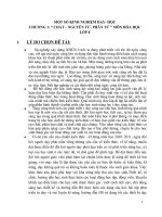 một số kinh nghiện dạy học chương chất - nguyên tử - phân tử  hoá học lớp 8