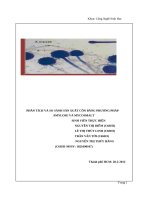 báo cáo phân tích và so sánh sản xuất cồn bằng phương pháp amylose và mycosmalt