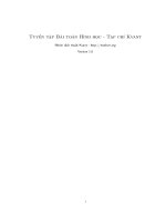 tuyển tập các bài toán hình học(2000-2008)