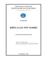 Hoàn thiện tổ chức vốn bằng tiền tại Công ty Cổ phần xây lắp điện Duyên Hải