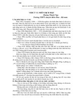 Kỷ yếu hội thảo khoa học các trường chuyên môn sinh học