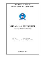 một số giải pháp marketing thúc đẩy tình hình tiêu thụ sản phẩm tại công ty tnhh lan phố