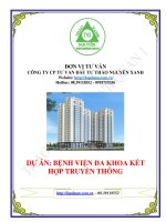 Dự án bệnh viện đa khoa kết hợp truyền thông