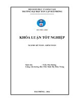 Hoàn thiện công tác kế toán doanh thu, chi phí và xác định kết quả kinh doanh tại Công ty Cổ phần than Hà Lầm Vinacomin