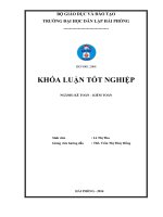 tổ chức kế toán doanh thu, chi phí và xác định kết quả kinh doanh tại công ty tnhh thương mại vận tải phương an