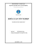 Hoàn thiện công tác kế toán thuế giá trị gia tăng tại công ty TNHH MTV Quản lý và kinh doanh nhà Hải Phòng ﻿