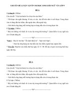 Ôn tập Ngữ văn lớp 9: Chuyên đề tổng hợp