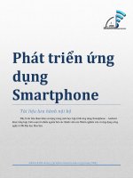 Tài liệu lập trình android, phần 1 Làm quen với Android