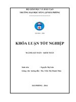 hoàn thiện công tác kiểm toán khoản mục vốn bằng tiền trong kiểm toán báo cáo tài chính do công ty tnhh kiểm toán việt anh – chi nhánh hải phòng thực hiện