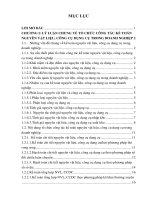 Hoàn thiện công tác kế toán nguyên vật liệu, công cụ dụng cụ tại Công ty Cổ phần Sivico ﻿