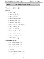 Luyện thi đại học chuyên đề bất đẳng thức