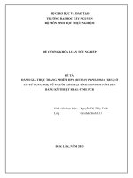 Đề tài đánh giá thực trạng nhiễm HPV (human papilloma virus) ở cổ tử cung phụ nữ người kinh tại tỉnh kontum năm 2014 bằng kỹ thuật real time PCR