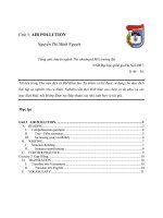 Tiếng anh chuyên ngành thổ nhưỡng và môi trường đất ( unit 5 )