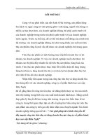 Luận văn: Các giải pháp tài chính chủ yếu để đẩy mạnh công tác tiêu thụ và tăng doanh thu tại công ty cổ phần bánh kẹo cao cấp hữu nghị