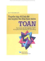 Tuyển Tập 45 Bộ Đề Ôn Luyện Thi Đại Học Môn Toán