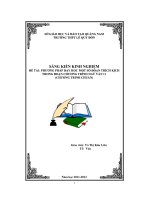 Phương pháp dạy học một số đoạn trích kịch trong đoạn chương trình ngữ văn 11