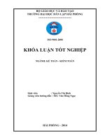Hoàn thiện công tác kế toán vốn bằng tiền tại công ty Cổ Phần Dịch Vụ Thương Mại Hùng An