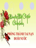 bài giảng khoa học 4 bài 17 phòng tránh tai nạn đuối nước