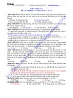 Sóng ánh sáng   đề thi đh   cđ qua các năm