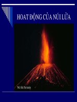 bài giảng địa chất đại cương chương 13 hoat động của núi lửa