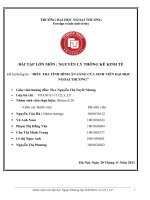 nghiên cứu hành vi dùng bữa sáng của sinh viên đh ngoại thương