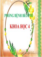 bài giảng khoa học 4 bài 13 phòng bệnh béo phì