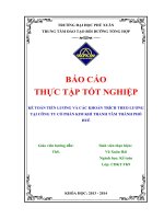 kế toán tiền lương và các khoản trích theo lương tại công ty cổ phần kim khí thanh tâm thành phố huế