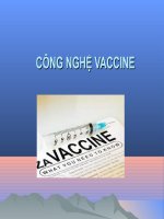 Bài giảng công nghệ vắc xin - Chương 1